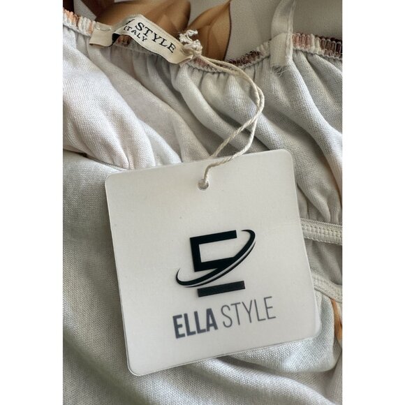 NWT New Style Italy Spaghetti Strap V-Neck Lightweight Pullover Dress Women's S - Picture 10 of 13